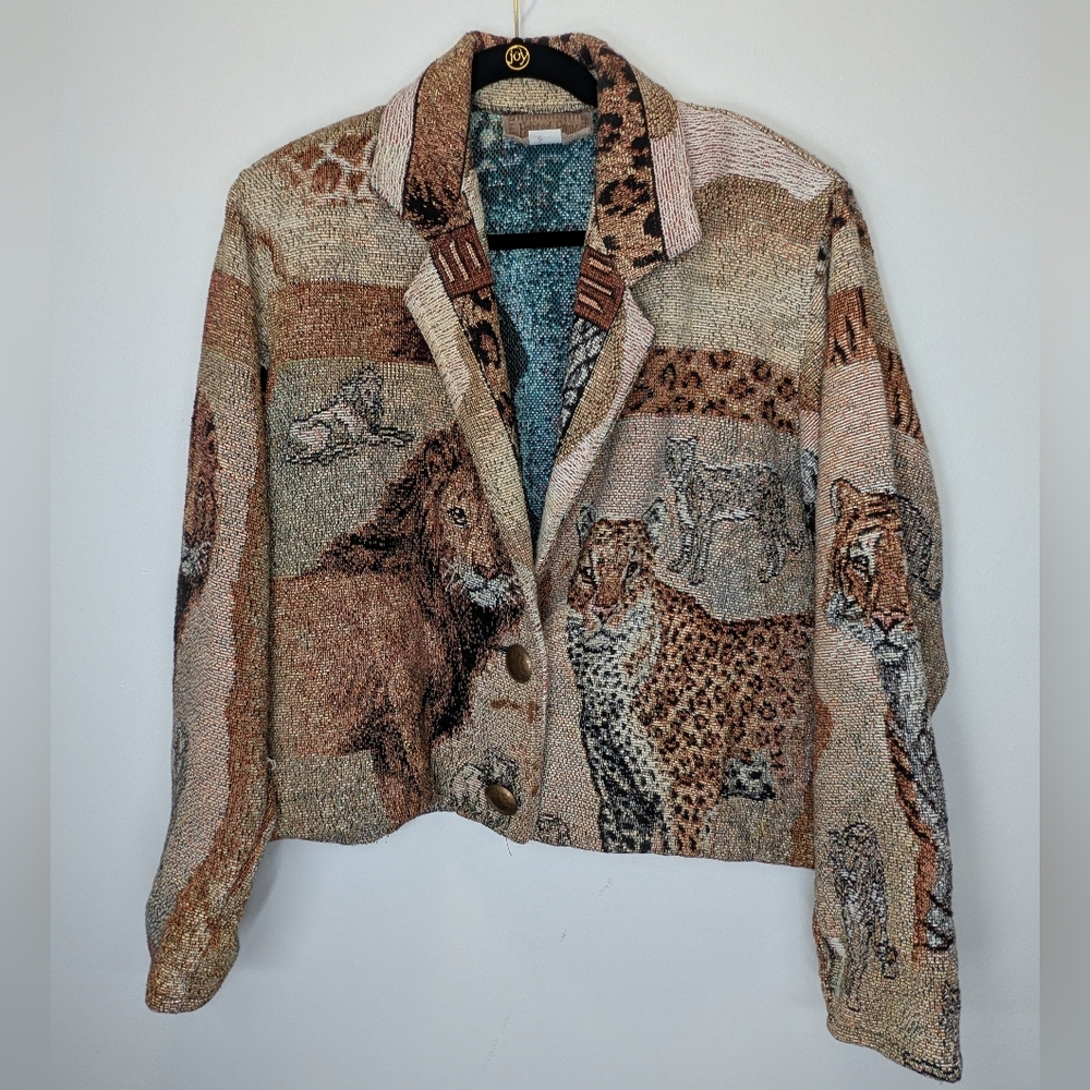 Wildlife Tapestry Women's Blazer - Painted Pony